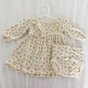 Quincy Mae dress/bloomers set